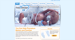 Desktop Screenshot of preemiesurvival.org